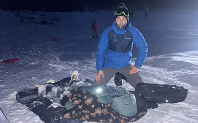 Надання першої допомоги постраждалому вихованцями “Школи безпеки”